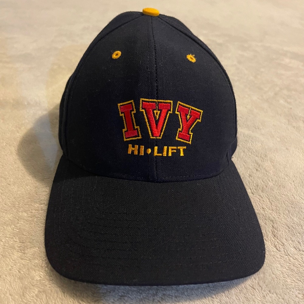 Richardson Ivy Hi Lift Pro Model 512W Large Baseball Cap Hat Men Navy Blue